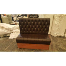 Restaurant Button Tufted Leder Customized Luxus Bar Club Chesterfield Sofas zum Verkauf